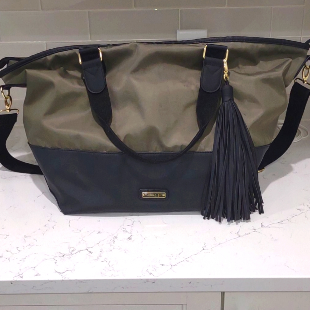 Madden Girl Tassel Large Weekender Tote